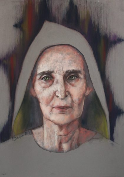 уждавини-галина-портрет-пастелью-мама-uzhdavini-galina-pastelportrait