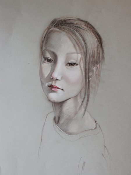 уждавини-галина-портрет-пастелью-туяна-uzhdavini-galina-pastelportrait-tuyana